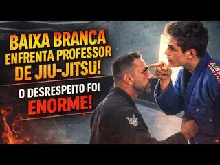 FAIXA BRANCA 4 GRAUS CHEGOU DESAFIANDO O VELHO PROFESSOR DE JIU-JITSU