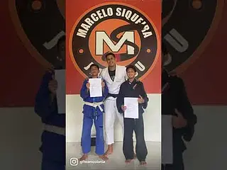 Exame de faixa kids na Gfteam Colônia