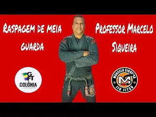 Raspagem simples de meia guarda - Jiujitsu - Gfteam Colonia