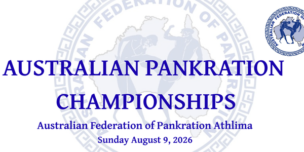 Australian Pankration Championships - August 9, 2026