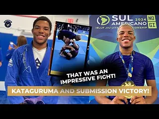 Kataguruma Throw Leads to Victory