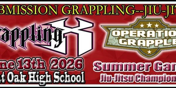 Grappling X 6/13/2026 Summer Games Jiu Jitsu Championships, Temecula, CA