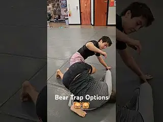 A few options off a Bear Trap in Jiu Jitsu. #jiujitsu #bjj #nogi #grappling #huntsville #heelhook
