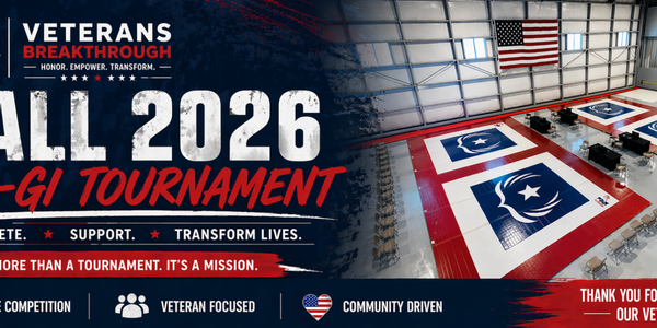 Veterans Breakthrough: Fall 2026 No-Gi Jiu Jitsu Tournament Fundraiser