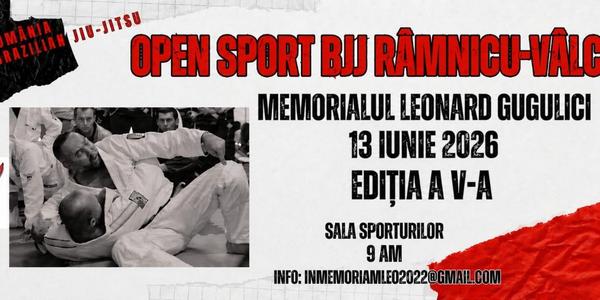 Open Sport BJJ Vâlcea - Memorialul Leonard Gugulici ediția a V-a