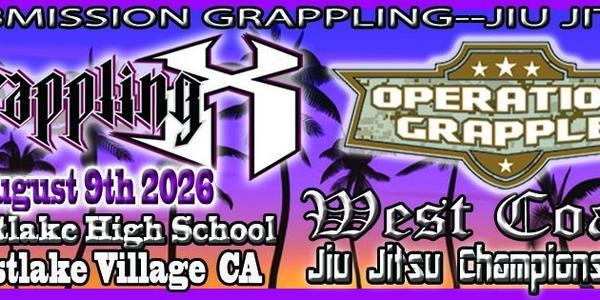 Grappling X 8/9/2026 West Coast