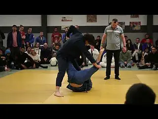 Semi finals at the armbarcity in house tournament at Brampton bjj