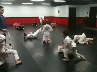 Kid's Training at Busy BJJ - 11/3/2011