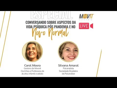[LIVE] CONVERSANDO SOBRE ASPECTOS DA VIDA PSIQUICA PÓS PANDEMIA E NO "NOVO NORMAL"