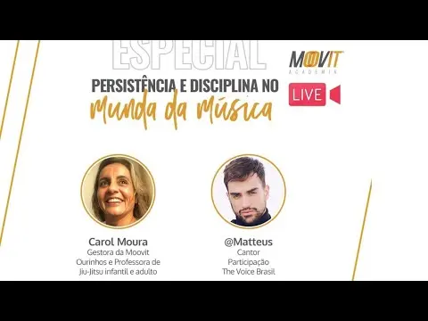 [LIVE] PERSISTÊNCIA E DISCIPLINA NO MUNDO DA MÚSICA