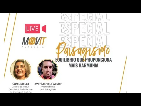 [LIVE] PAISAGISMO: EQUILIBRIO QUE PROPORCIONA MAIS HARMONIA
