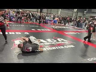 NAGA Colorado Springs - 02/12/2022 - Black Tie BJJ - Ronnie Simonson - Straight Ankle Lock Win