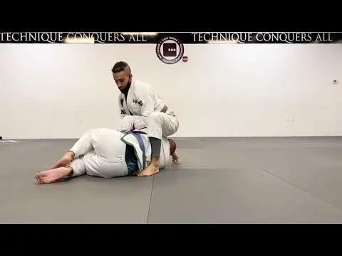 Armlock From Kimura in Top Side Control