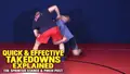 Quick & Effective Takedowns Explained by Alec Pantaleo image 3