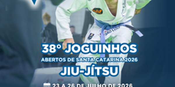 38º JOGUINHOS ABERTOS DE SANTA CATARINA 2026 - EDICAO