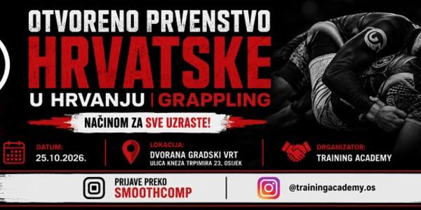 Otvoreno prvenstvo Hrvatske - Hrvanje Grappling načinom 2026