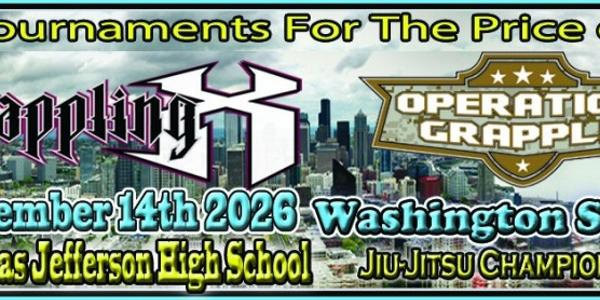 Grappling X 11/14/2026 Washington State Jiu Jitsu Championships, Auburn WA