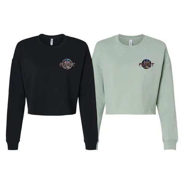 10th Planet HTX Women's Cropped Crewneck Sweatshirt #8145 A