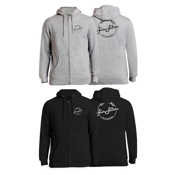 Oranday Bros Lumberton Jiu Jitsu Zip-Up Hoodies #8160 B