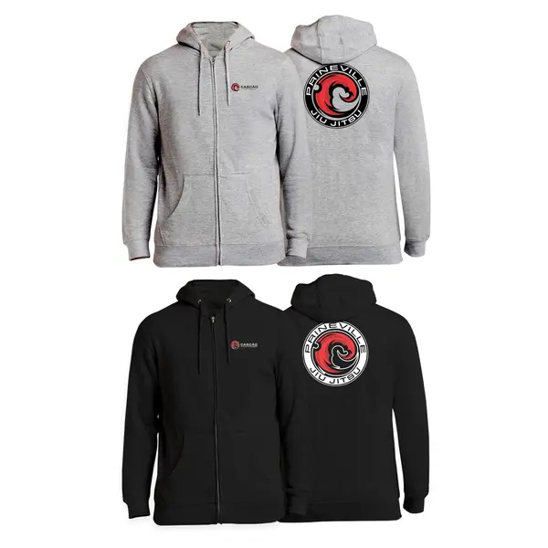 Prineville Jiu Jitsu Zip-Up Hoodies #8157 B