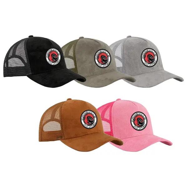 Prineville Jiu Jitsu Suede Trucker Hat #8157 A