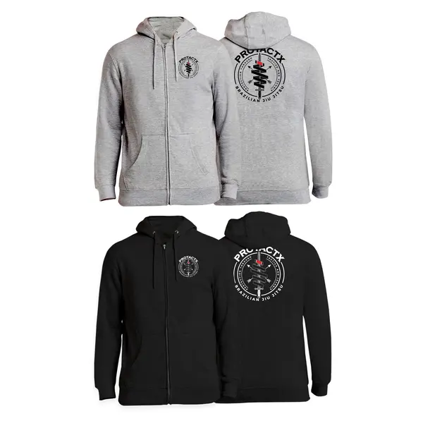 Protactx BJJ Zip-Up Hoodies #1748 A