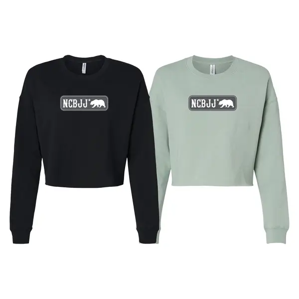 National City BJJ Women's Cropped Crewneck Sweatshirt #554 K