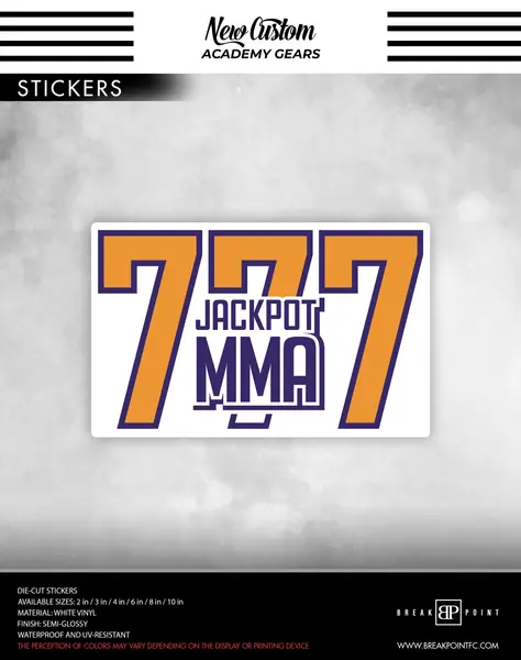 Jackpot MMa Stickers #1741 C