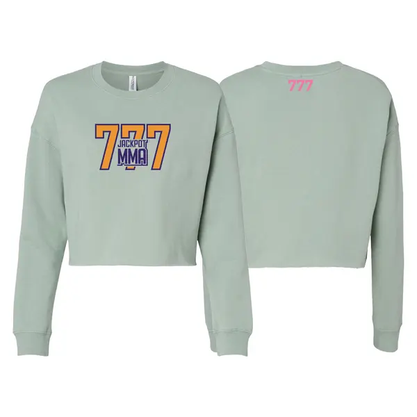 Jackpot MMa Women's Cropped Crewneck Sweatshirt #1741 C