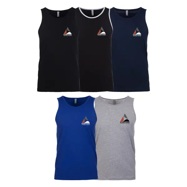 Kompound Training Center Next Level Tank Tops #1749 A
