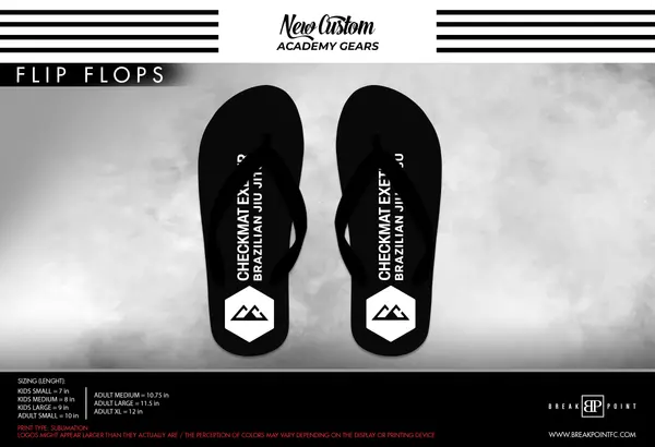 Checkmat Exeter Flip Flops #865 A