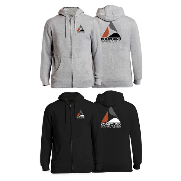 Kompound Training Center Zip-Up Hoodies #1749 A