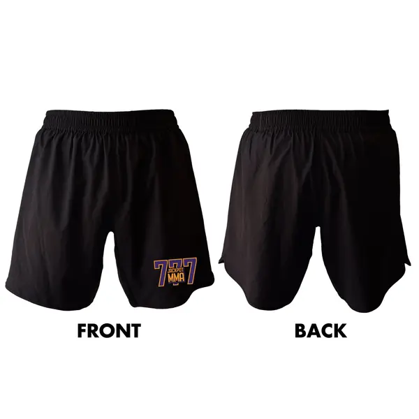 Jackpot MMa All Black Shorts 2.0 #8180 B