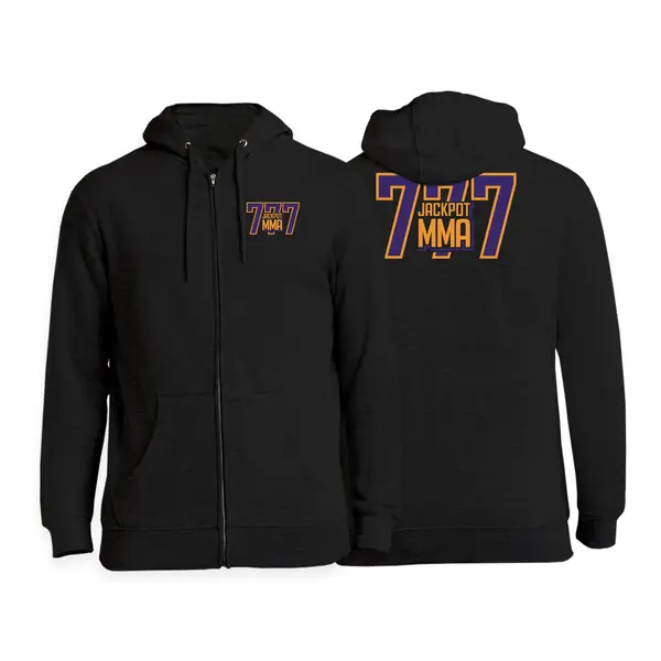 Jackpot MMa Zip-Up Hoodies #8180 D