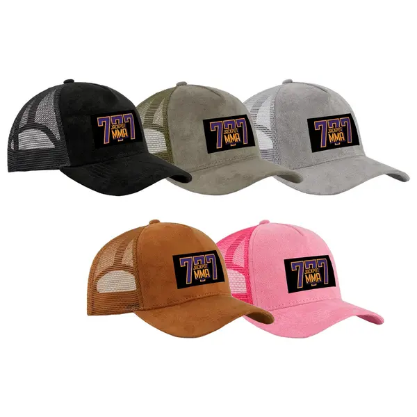 Jackpot MMa Suede Trucker Hat #8180 B