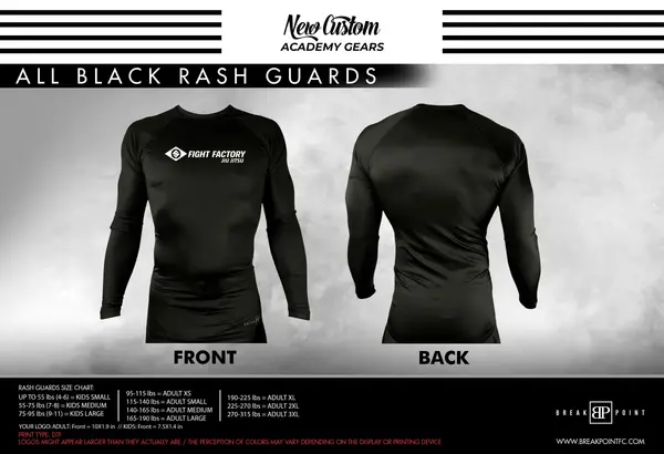 Checkmat Rodrigo Cabral All Black Rash Guards Long Sleeves #874 B
