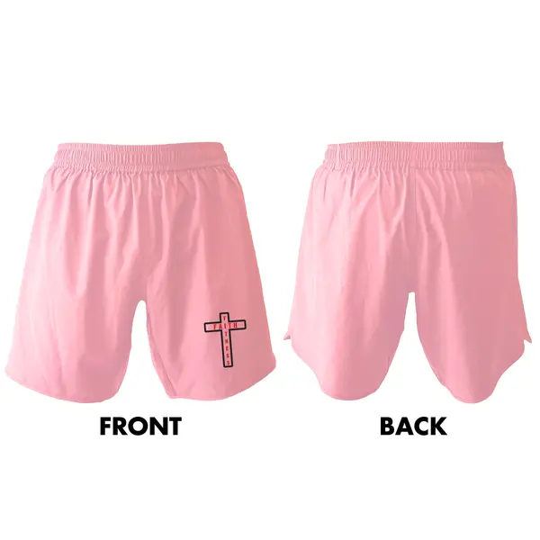 Faith and Fitness Pink Shorts 2.0 #1750 A