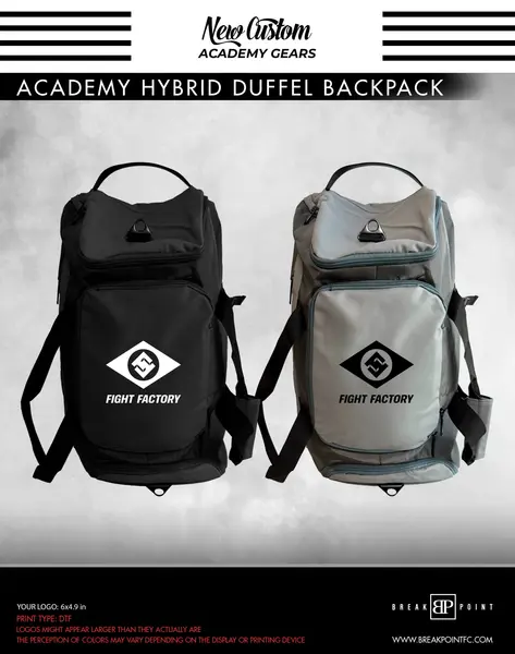 Checkmat Rodrigo Cabral Hybrid Duffel Backpack #874 B