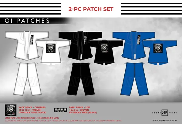 Mars Jiu Jitsu Club Sewing Set - 2 #878 A (ADULT)