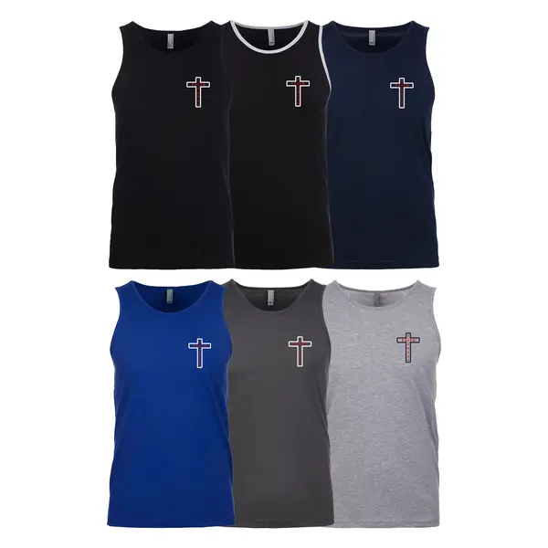 Faith and Fitness Next Level Tank Tops #1750 A
