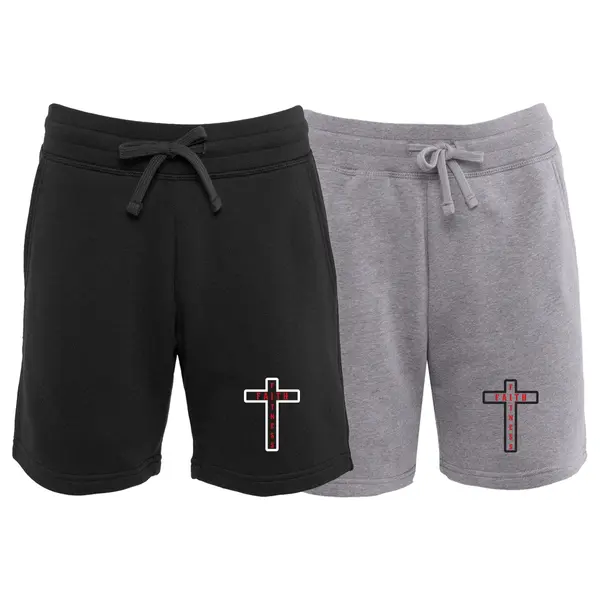 Faith and Fitness Sweat Shorts #1750 A