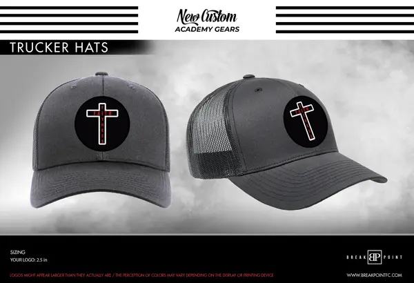 Faith and Fitness Academy Trucker Hat #1750 A
