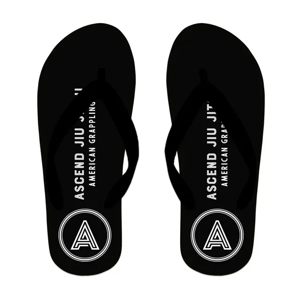 Ascend Jiu-Jitsu Academy Flip Flops #8012 A