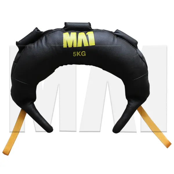 MA1 Leather Bulgarian Bag - 5kg, Yellow Straps