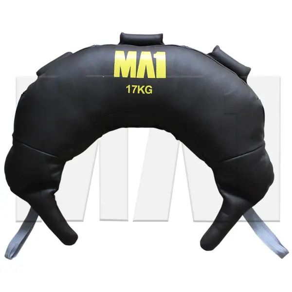 MA1 Leather Bulgarian Bag - 17kg, Grey Straps