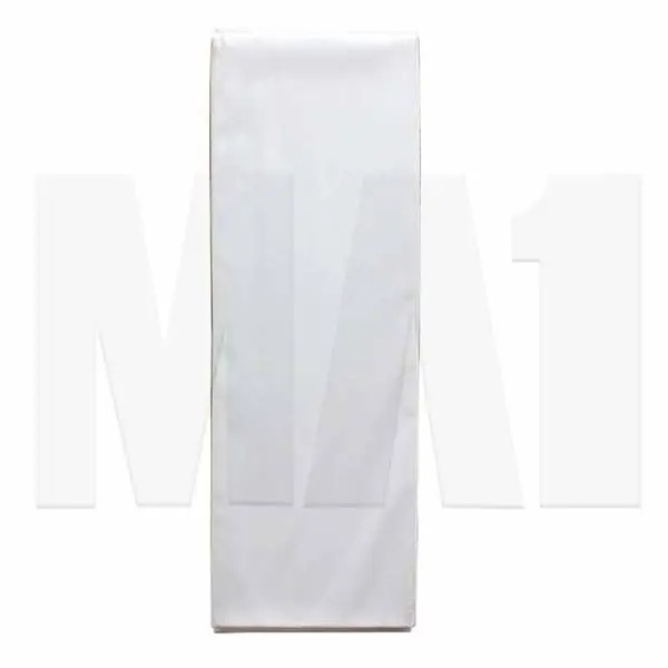 MA1 Wood Backed Wall Pad - White, 4cm thick