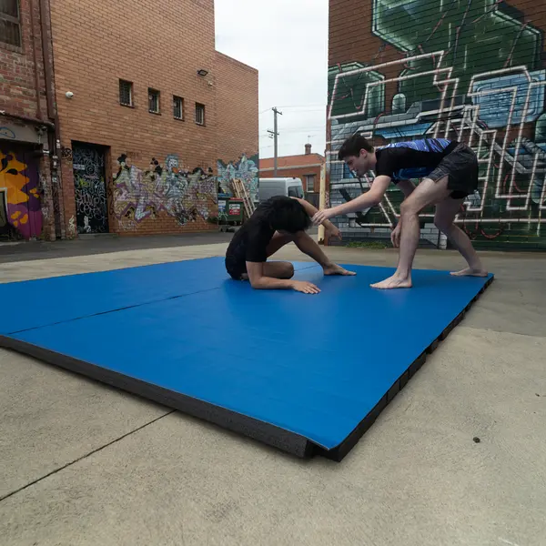 MA1 MMA Roll Out Mat Set - Blue (2 Rolls of 1.5m*3m, Covers 9m², 40mm Thick)