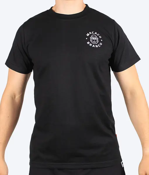 T-shirt Black - Macaco Branco