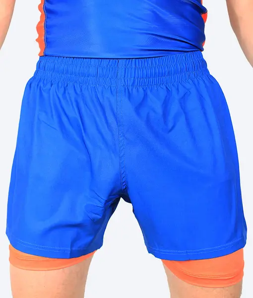 MCBC Blue / Orange "2in1" shorts