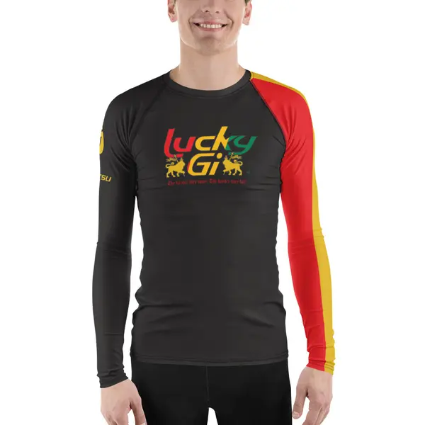 Lucky Gi Rasta Men's Long Sleeve Rash Guard